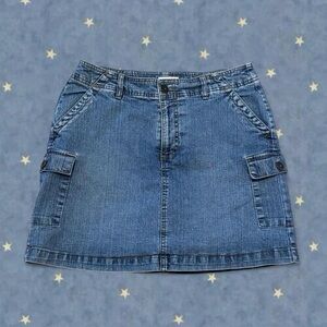 St. John's Bay Blue Mini Skirt